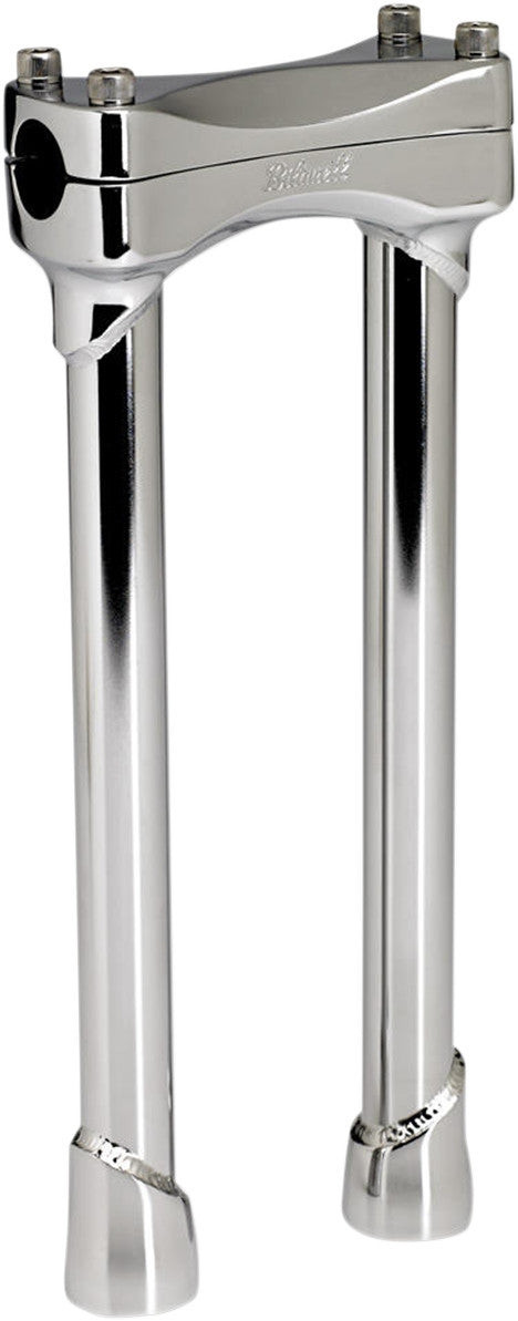 BILTWELL Murdock Risers Chrome 12" MR-012-HD-CP