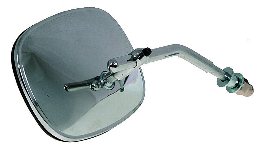Emgo Universal Rectangular Mirror Stamped Steel - Harley Type - Either 20-34800