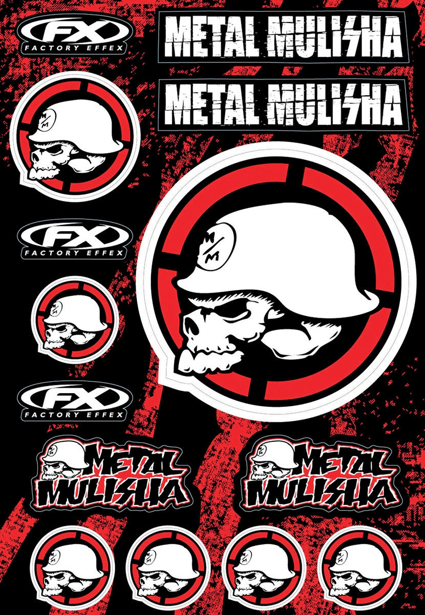 Factory Effex Metal Mulisha 2 Sticker Kit 16-68052