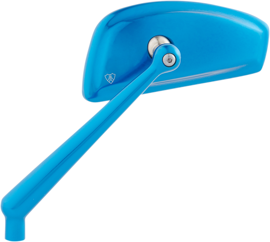 Arlen Ness Tearchop Mirror Blue Lefthand 510012