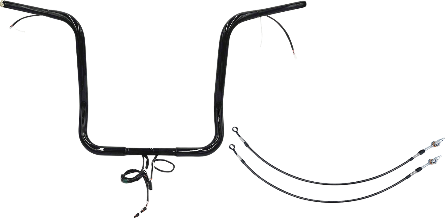 Fat Baggers, Inc. Plug & Play EZ Install 1-1/4" Round Top Handlebar Kit 901516-B