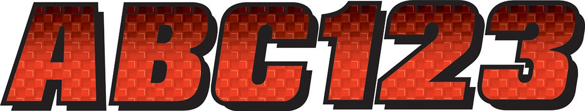 Hardline Hardline Series 300 Carbon Fiber Registration Kits Red/Black REBKG300