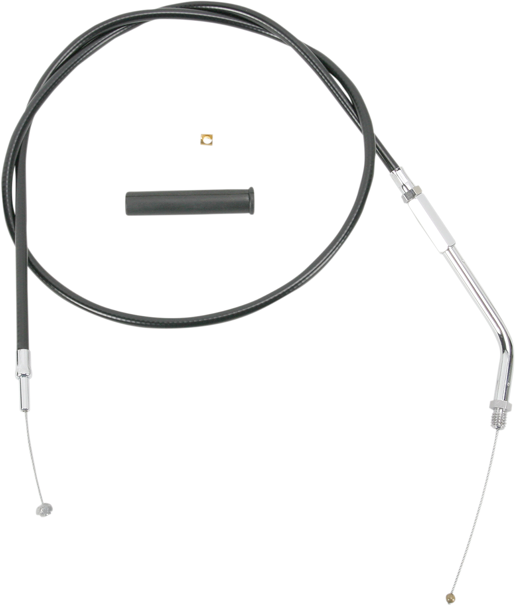 Drag Specialties Black Vinyl Throttle Cable 32-1/2in.