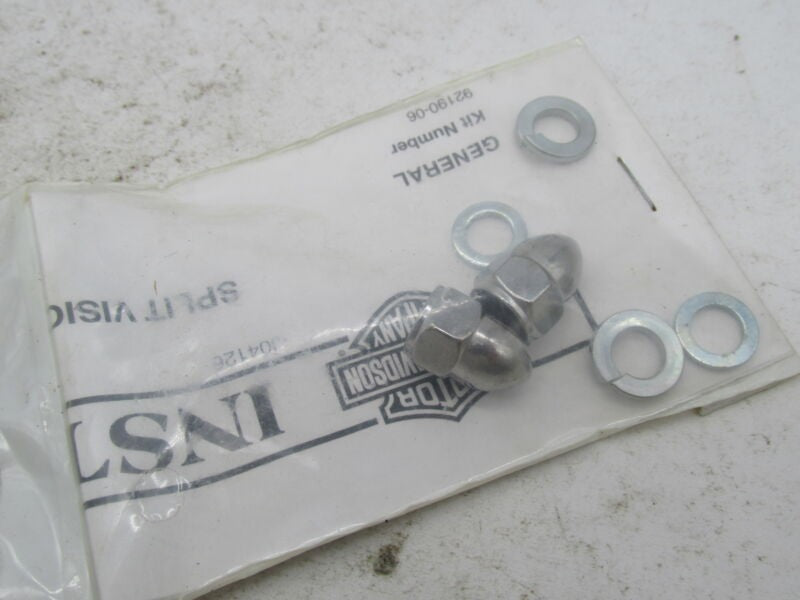 Set of 2 Harley Davidson Genuine NOS Acorn Caps 92190-06