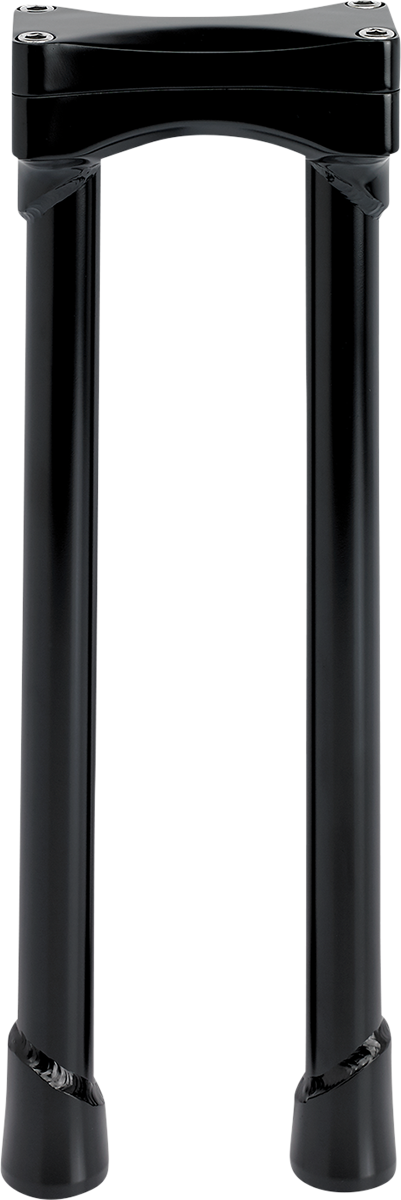 BILTWELL O/S Murdock Risers 14" Black Straight 6413-201-14