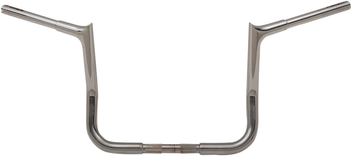 Fat Baggers, Inc. 1 1/4" EZ Install Pointed Top Handlebars 10" Chrome 907010