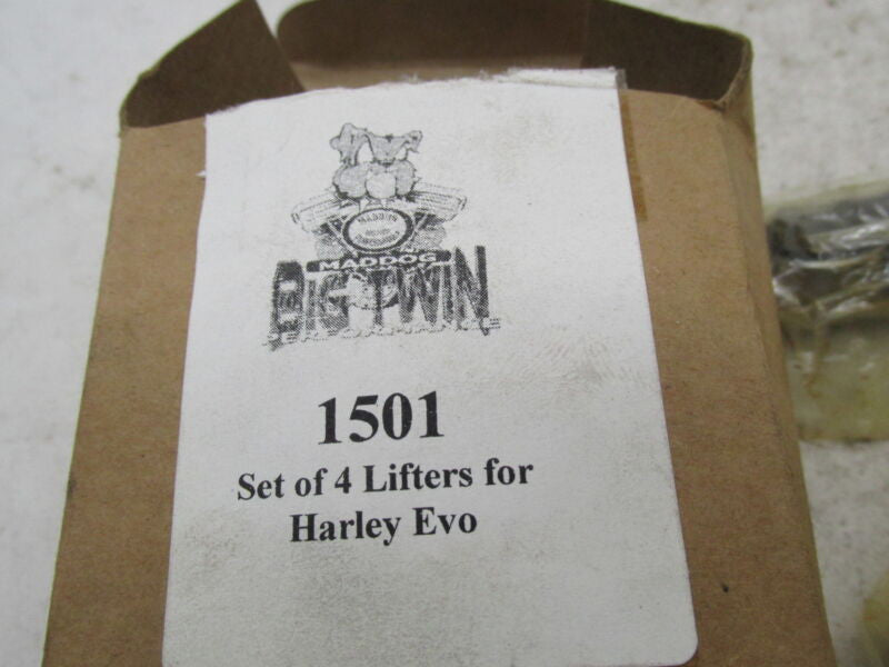 Set of 4 Mad Dog NOS Harley Davidson Big Twin Evo Lifters 1501