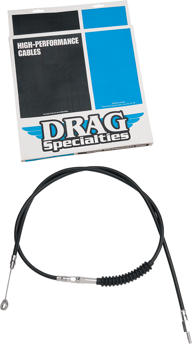 Drag Specialties Black Vinyl High Efficiency Clutch Cable 53 5/16in.
