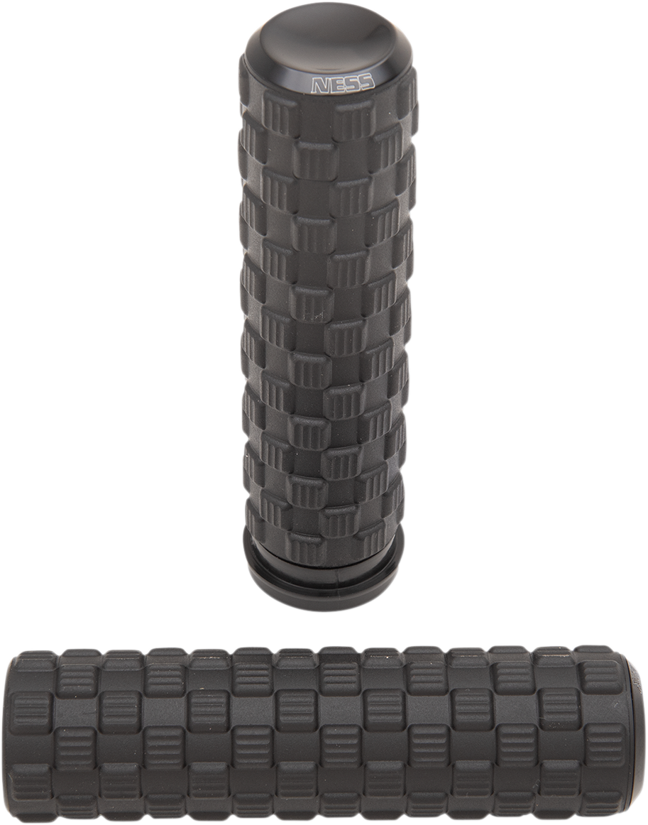 Arlen Ness TBW Fusion Series Grips Black Air Trax 07-352