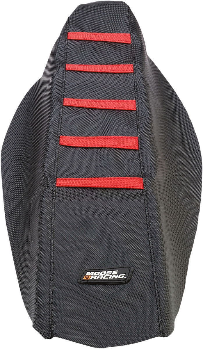 Moose Racing Ribbed Seat Cover Red 0821-1790