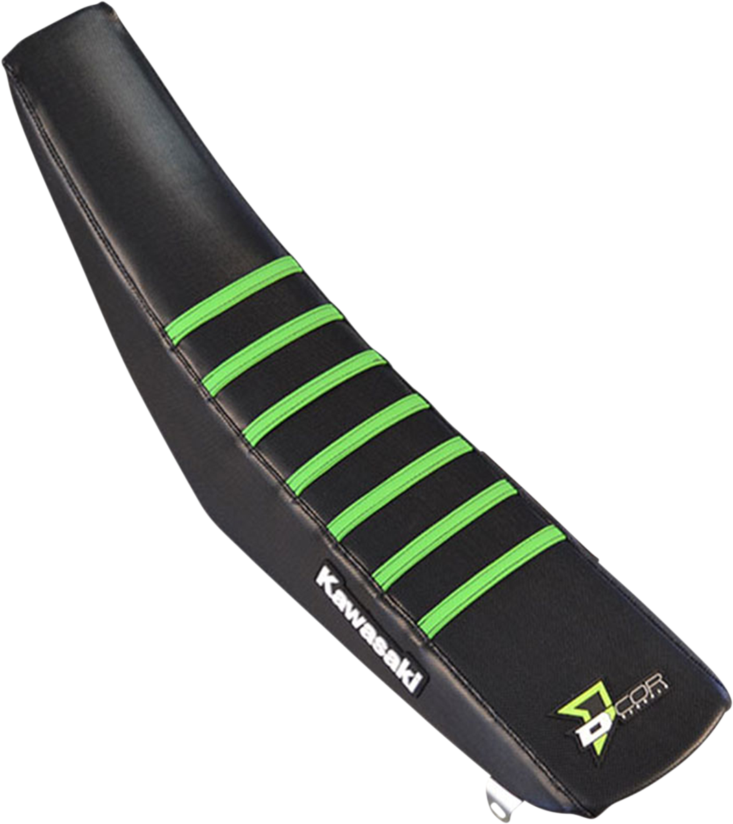 D'COR Seat Cover Black/Green Ribs 3020126
