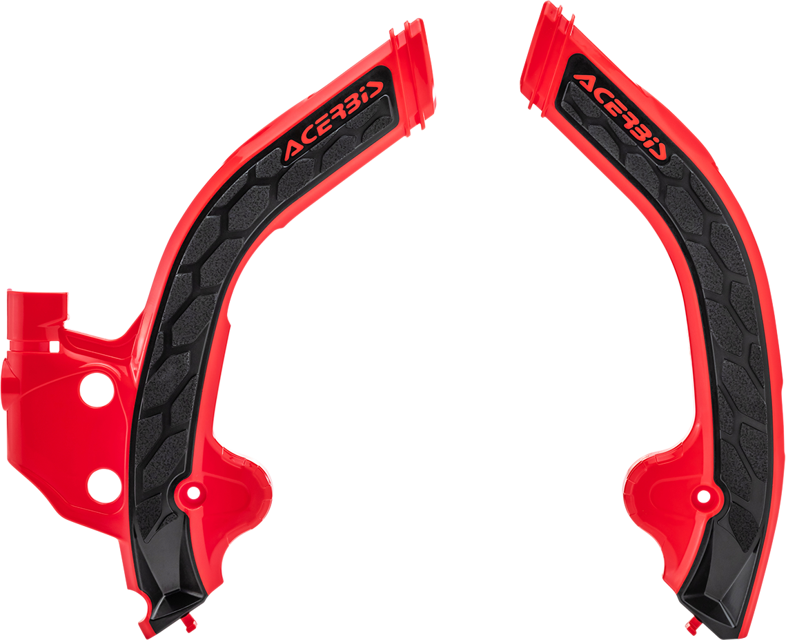 Acerbis X-Grip Frame Guards Red/Black 2801941018