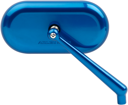 Arlen Ness Oval Mirror Blue Right 13-177
