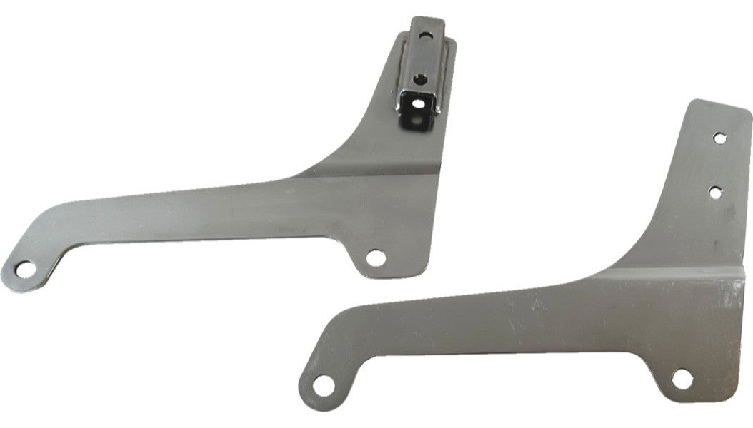 Drag Specialties Sissy Bar Side Plates Chrome 1504-0126