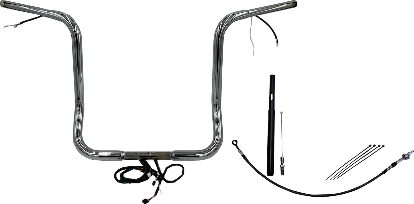 Fat Baggers, Inc. Plug & Play EZ Install 1-1/4" Round Top Handlebar Kit 912516