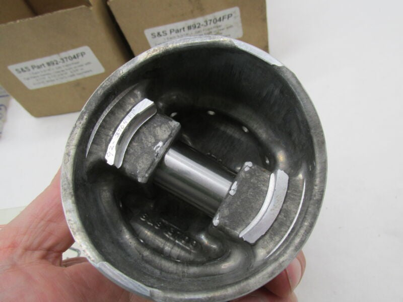 Set of S&S Cycle 3-3/16" +.040 Harley 1972-85 Sportster Pistons & Rings 92-3704
