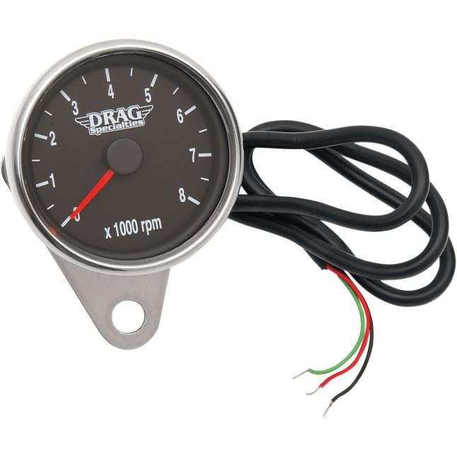 Drag Specialties Mini Electronic 8000 RPM Tachometer 2211-0031