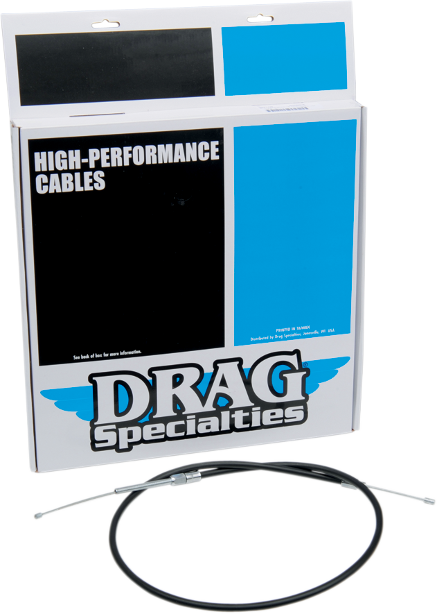 Drag Specialties Black Vinyl High Efficiency Clutch Cable 47-1/16in.