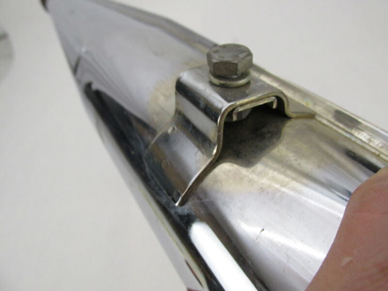 Harley Davidson Aermacchi Genuine Chrome Exhaust Muffler Excellent Con