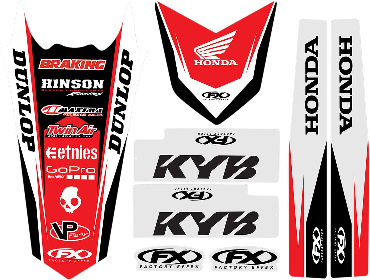 Factory Effex Universal Trim Kits Red 17-50324