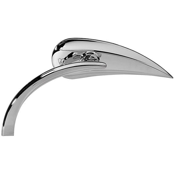Arlen Ness Micro Mirrors Chrome RAD II Teardrop, Left 13-410