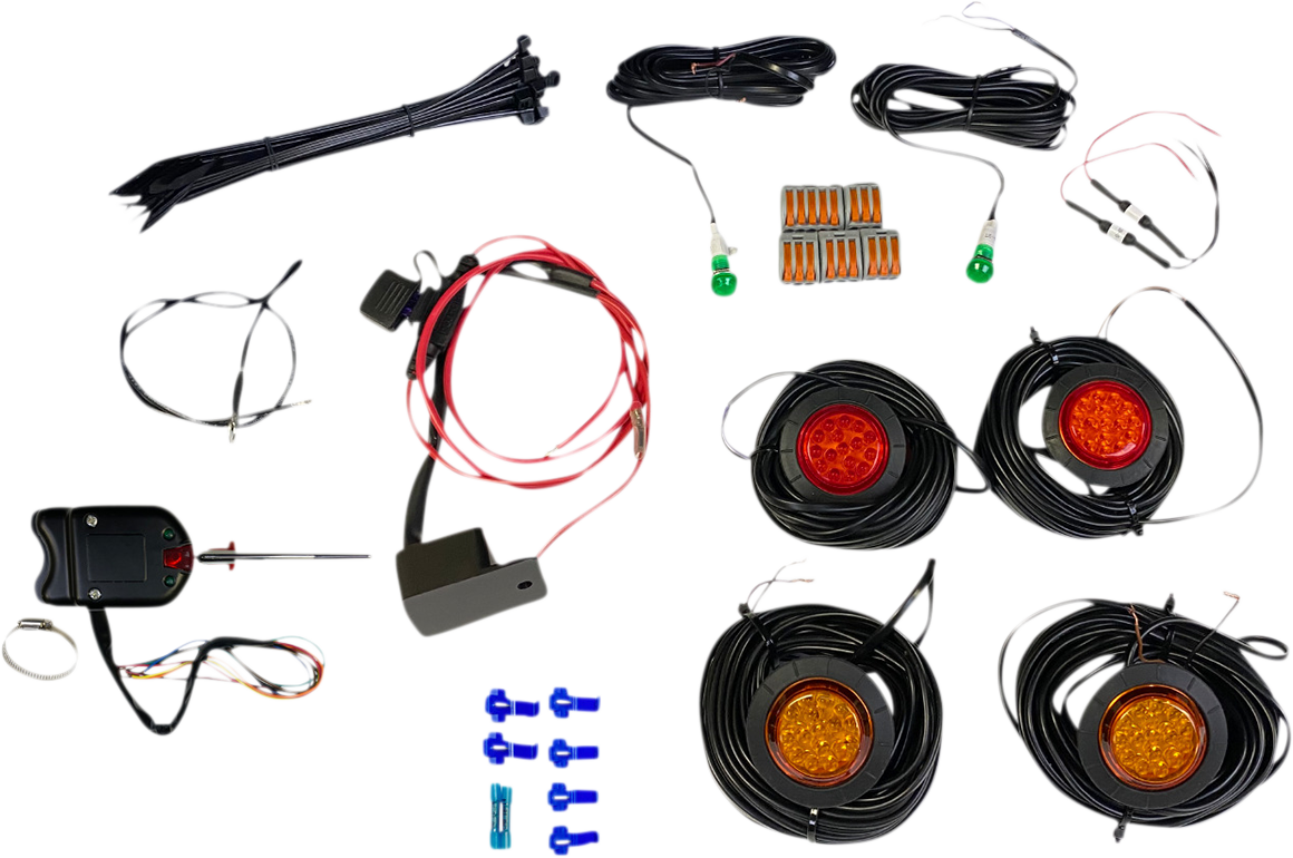 Custom Dynamics Universal LED Turn Signal Kit with Steering Column Switch CD-...