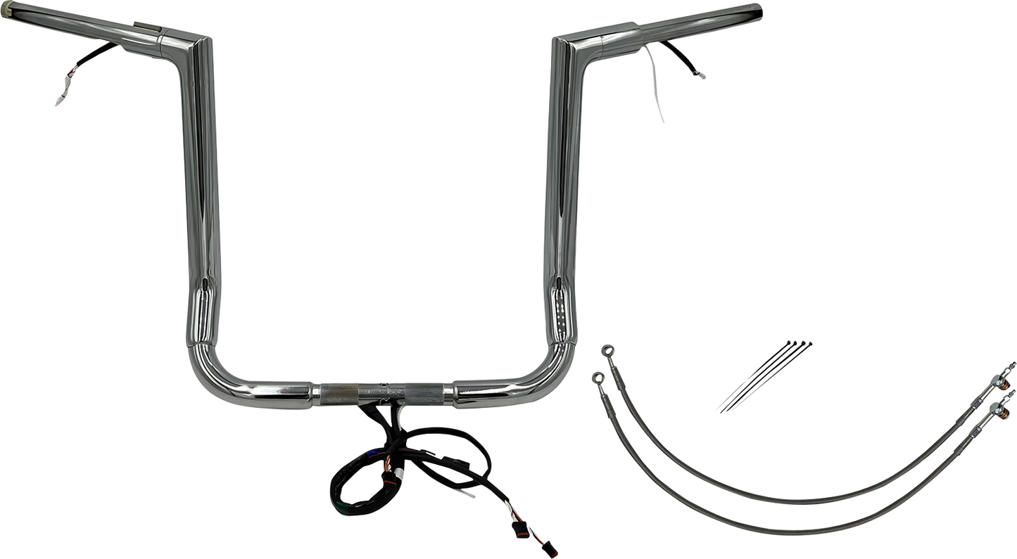 Fat Baggers, Inc. Plug & Play EZ Install 1-1/2" Flat Top Handlebar Kit 601216