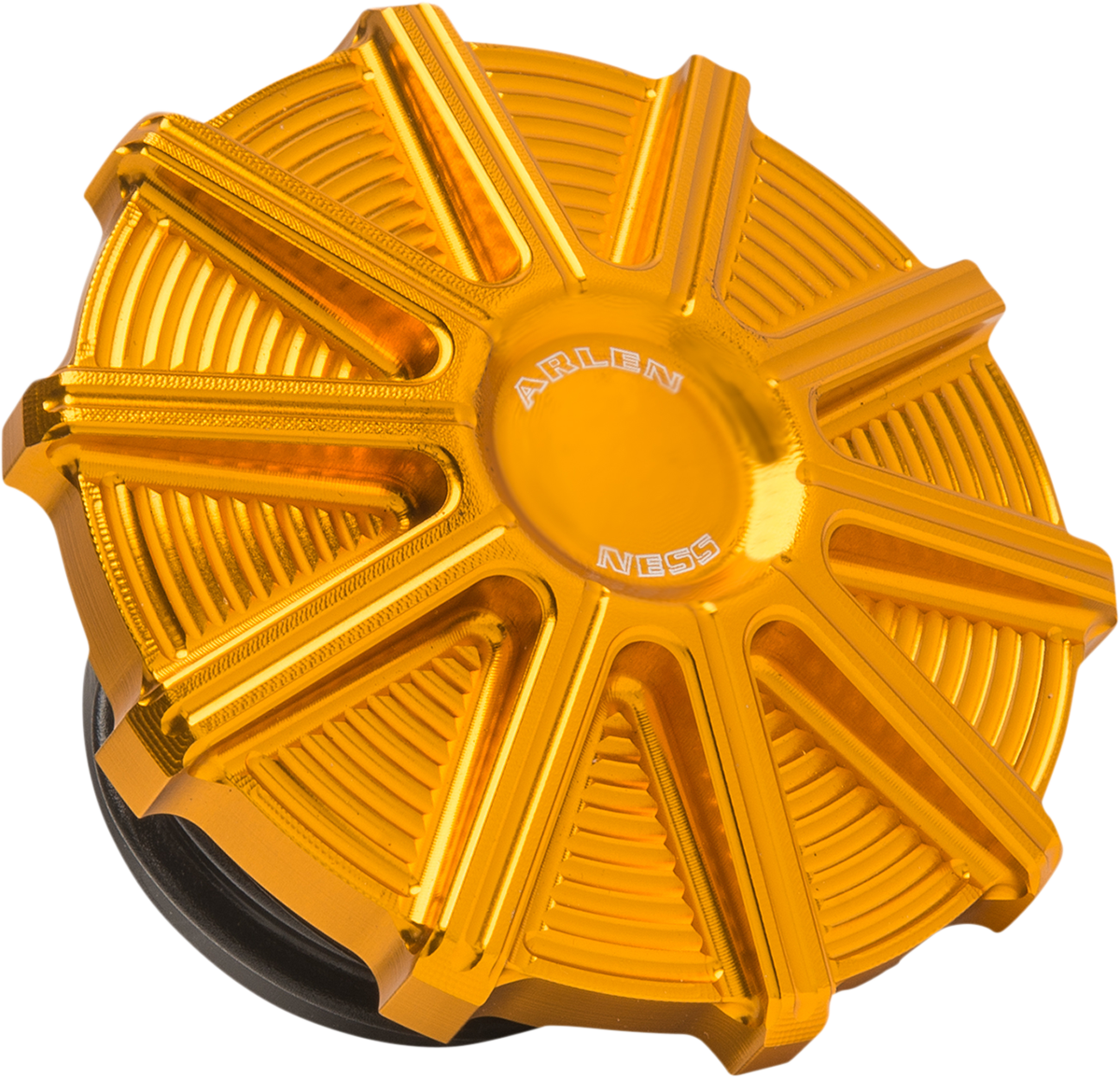 Arlen Ness Gas Cap Gold 10 Gauge 0703-0851