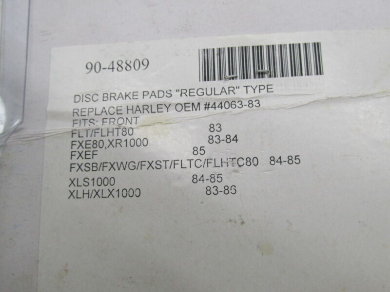 Harley Davidson Emgo Regular Disc Brake Pads 90-48809