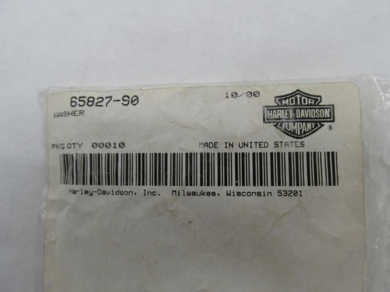 Lot of 10 Harley Davidson Genuine NOS Exhaust Gasket Retaining Washers 65827-90