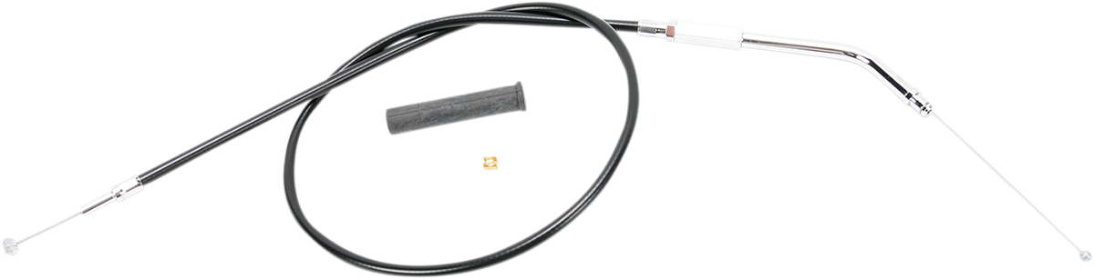 Drag Specialties Black Vinyl Throttle Cable 28 3/4in.