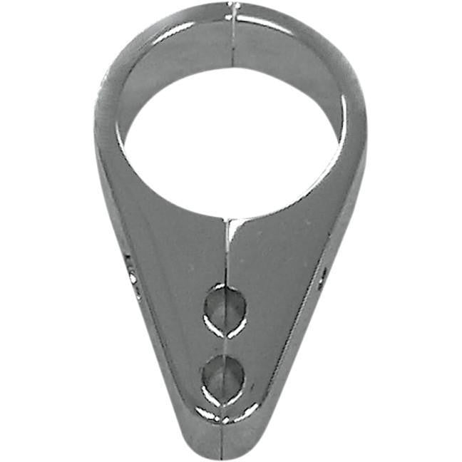 Drag Specialties Throttle/Idle Cable Clamp 1in. Diameter Handlebar/Frame - Ch...