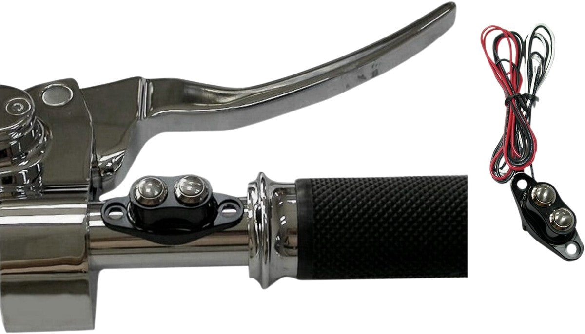 Drag Specialties Duet Handlebar Switch Kits Black 0616-0205