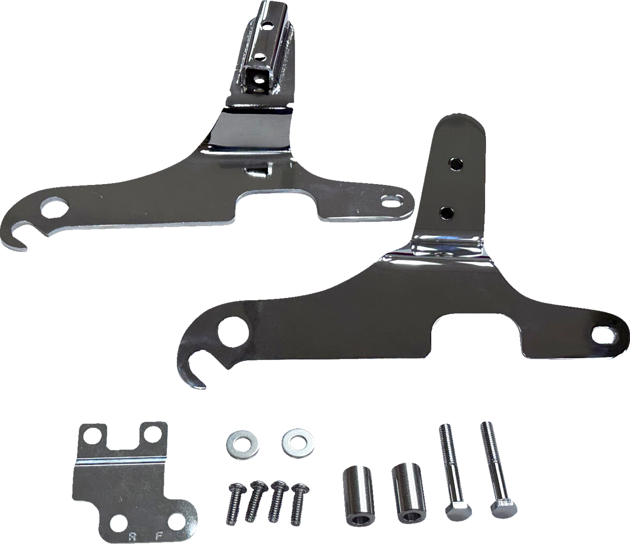 Drag Specialties Sissy Bar Side Plates Chrome 1504-0112