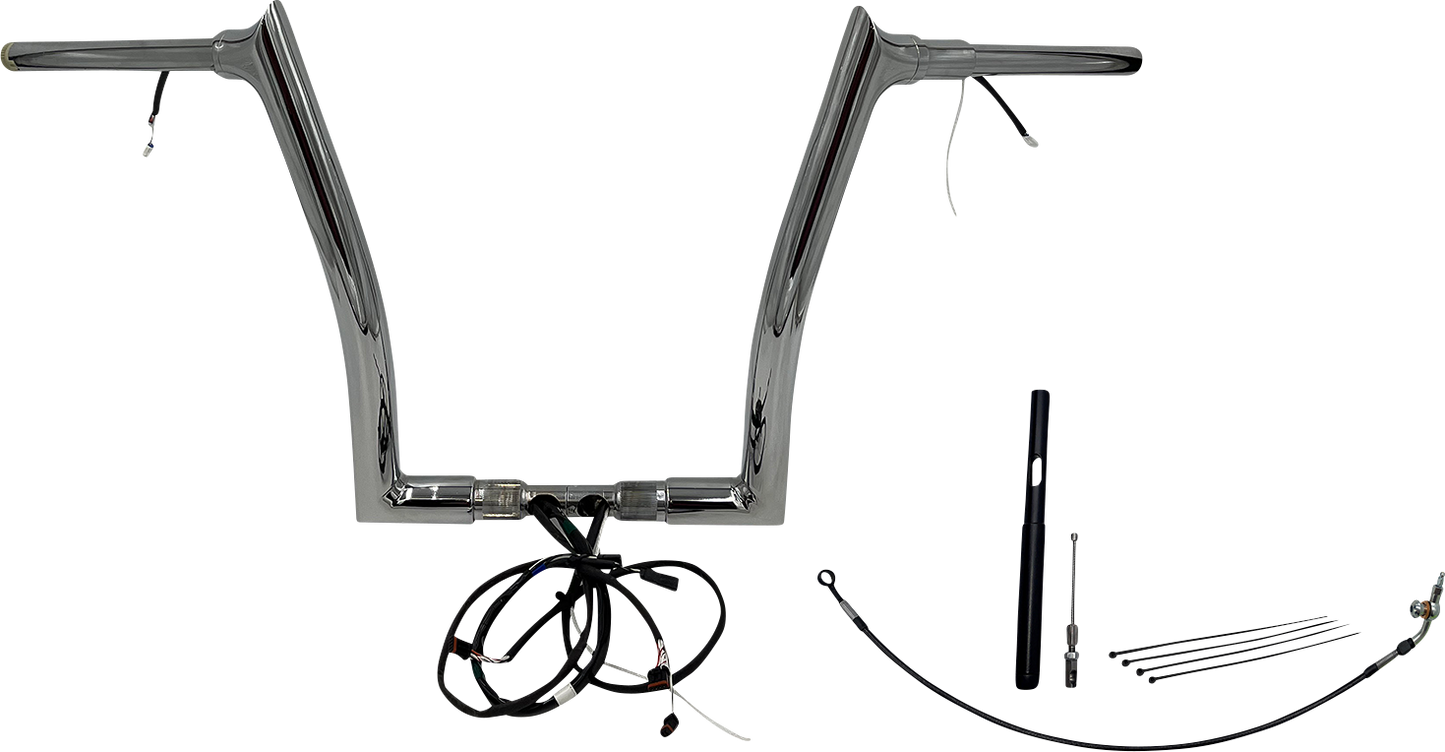 Fat Baggers, Inc. Plug & Play EZ Install 1-1/2" Pointed Top Handlebar Kit 812914