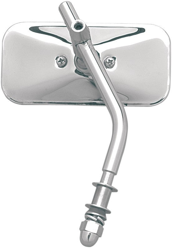 Emgo Universal Rectangular Mirror Stamped Steel - Harley Type - Either 20-34810