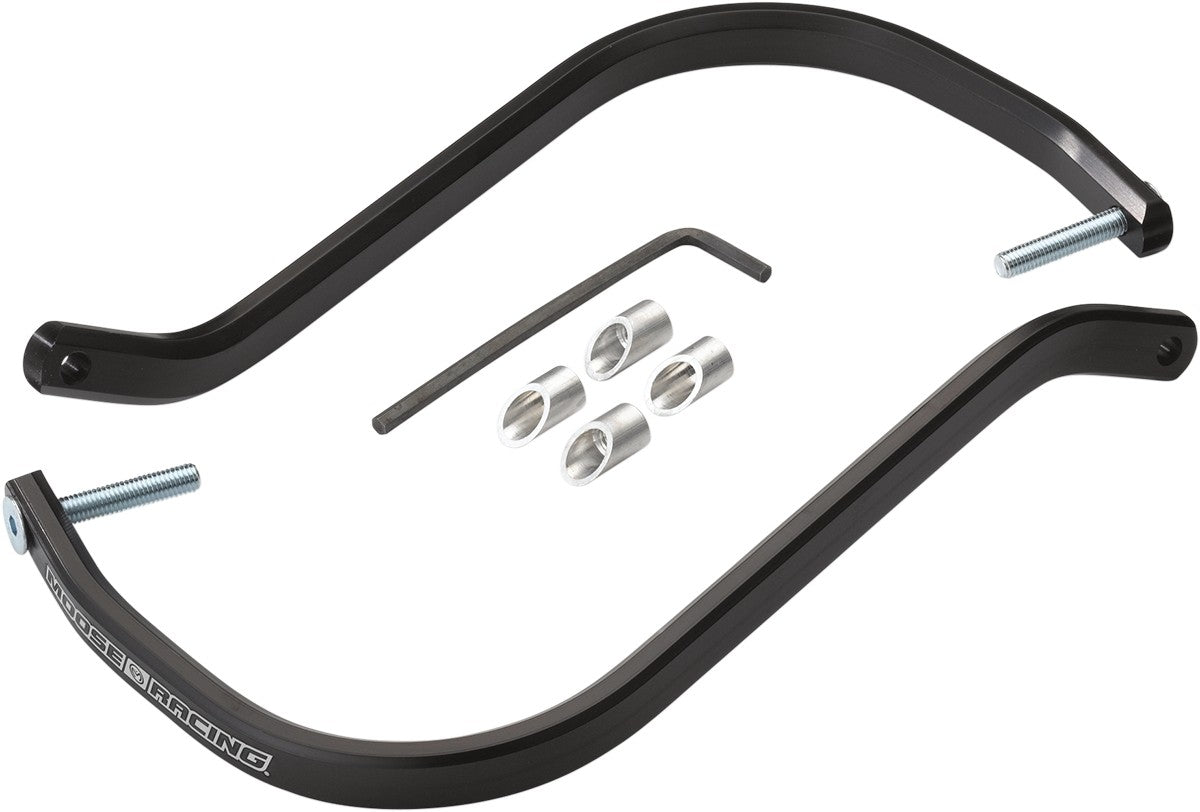 Moose Racing Contour Handguard Bars and Taperlocks Silver 0635-0990