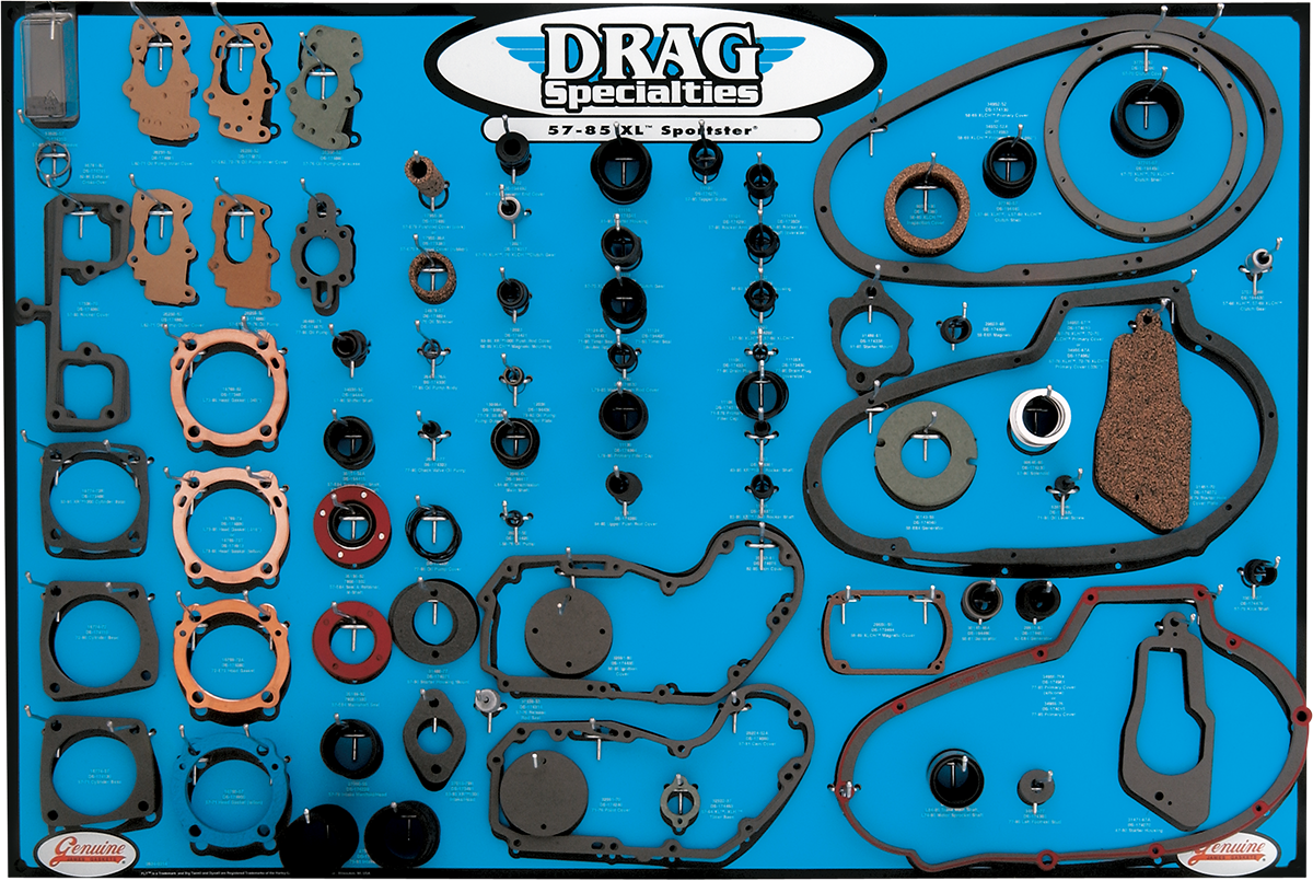 Drag Specialties Gasket, Seal, and O-Ring Display 0934-0314