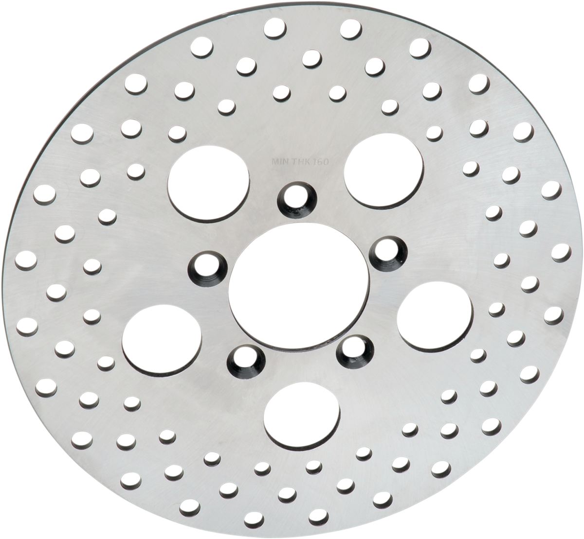 Drag Specialties Stainless Steel Drilled Brake Rotors 10" Front 1710-1910