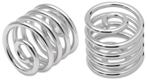 Drag Specialties Chrome Seat Springs 2in 0820-0010