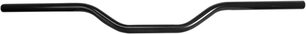 Emgo 7/8" Sport Handlebars 2.5" Satin Black Superbike 23-12571S