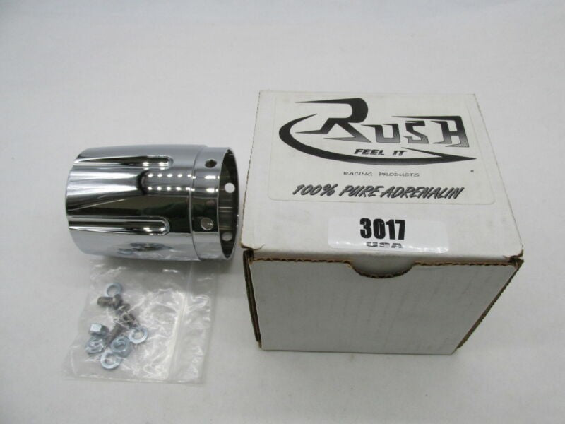Rush Harley Davidson NOS Chrome Exhaust Tip 2.75" 3017