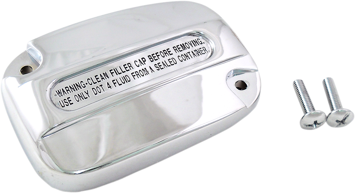 Drag Specialties Clutch Master Cylinder Cover Chrome 0612-0424