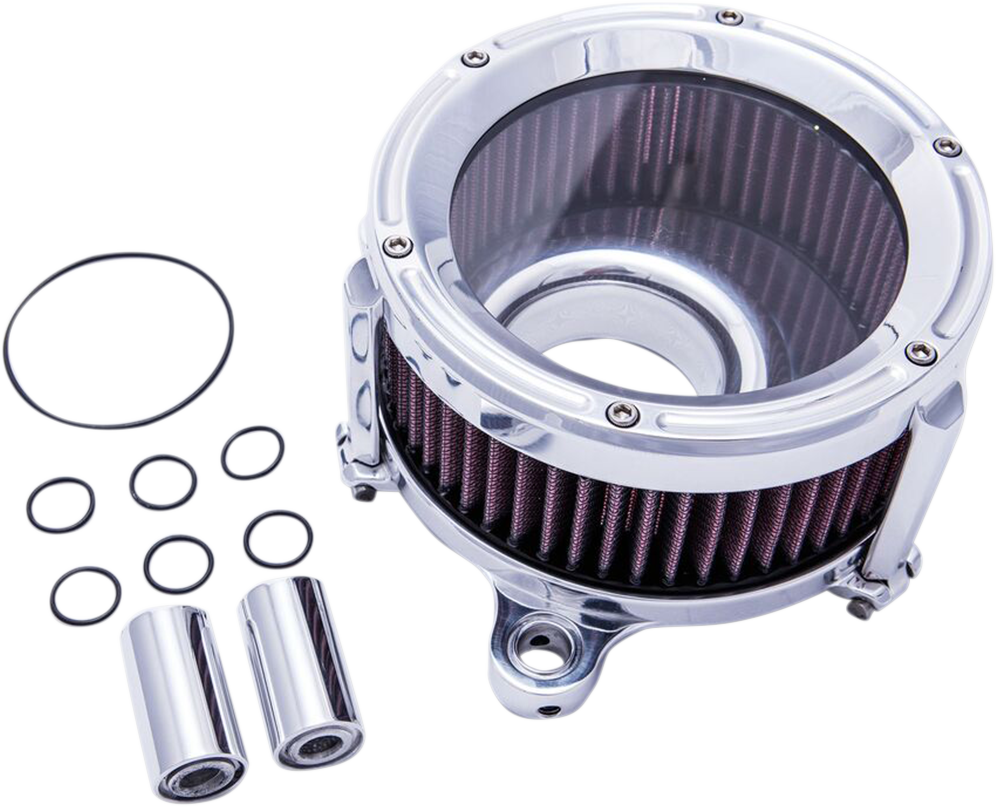TRASK Assault Charge High-Flow Air Cleaner Polished TM-1021CH