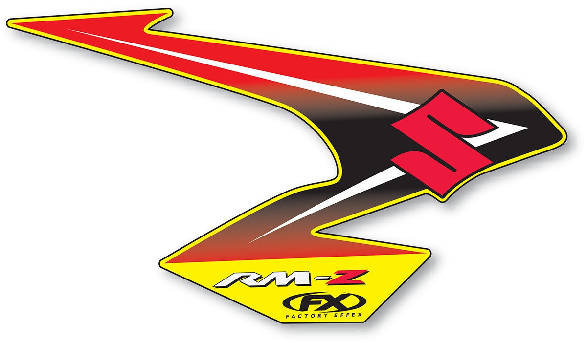 Factory Effex OEM Shroud and Tank Graphics Yellow 08-05438