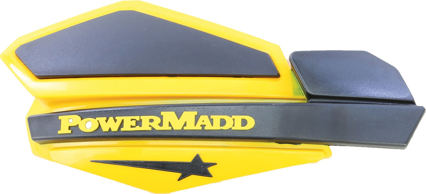 Powermadd Star Series Handguards Yellow/Black 34201