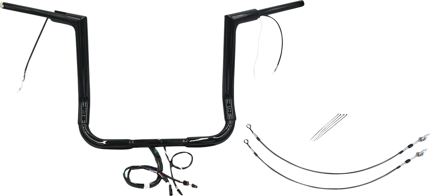 Fat Baggers, Inc. Plug & Play EZ Install 1-1/2" Flat Top Handlebar Kit 601214-B