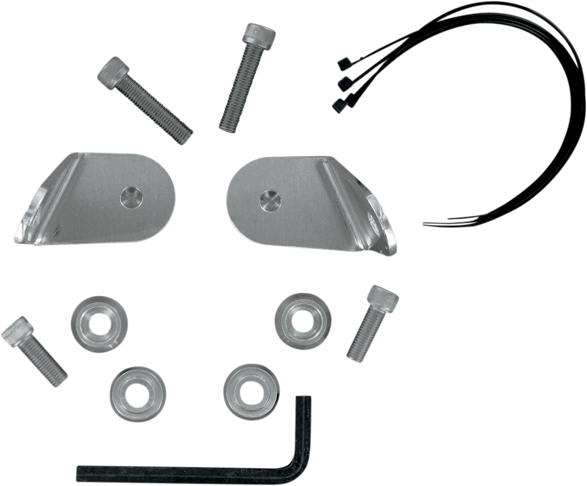 Memphis Shades Turn Signal Relocation Kit for Use without Lightbar MEM8984