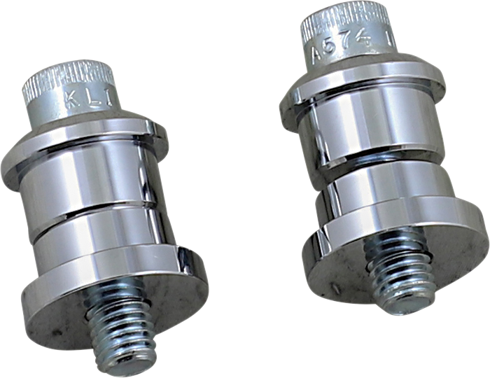 BILTWELL Riser Bushings Chrome 6908-105