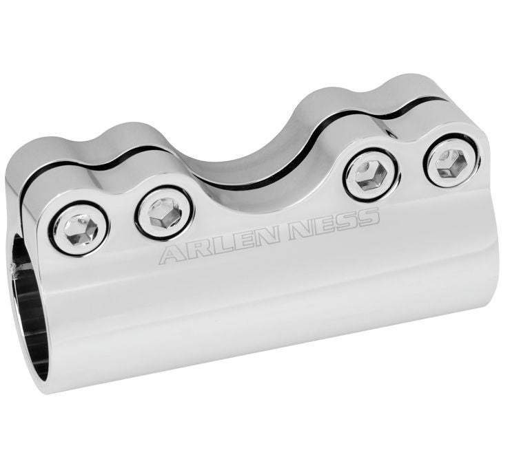 Arlen Ness Modular Billet Handlebar Clamps 1 in. Chrome
